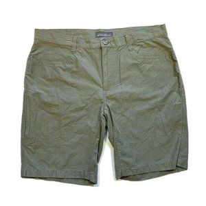 Eddie Bauer Travex Cargo Shorts Mens 38 Nylon‎ Blend Outdoor Fishing Hiking NEW